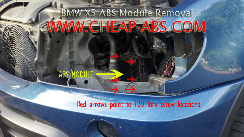 BMW X5 ABS Module Removal