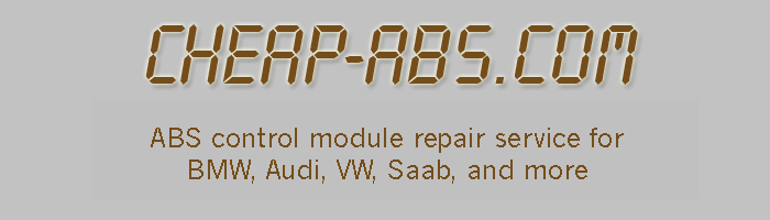 VW AUDI SAAB ABS REPAIR